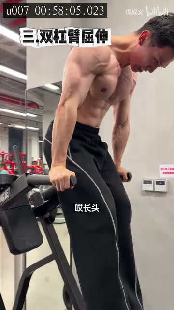 胸部、双杠臂屈伸的来源画面